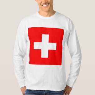 Zwitserse vlag (Zwitserland) T-shirt