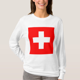 Zwitserse vlag (Zwitserland) T-shirt
