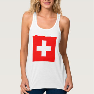 Zwitserse vlag (Zwitserland) Tanktop