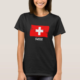 Zwitserse vlag Zwitserland - Team Fan T-shirt