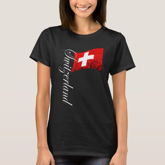 Zwitserse vlag Zwitserse vlag SC T-shirt (Voorkant)