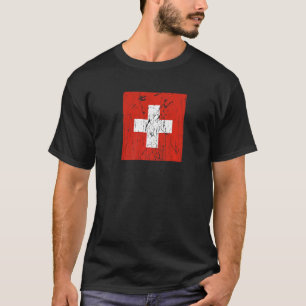Zwitserse vlag: Zwitserse vlag T-shirt