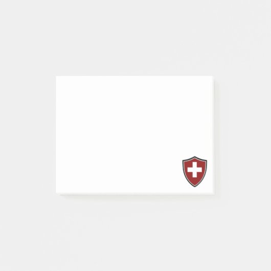 Zwitserse vlaggenbankbiljetten post-it® notes (Voorkant)