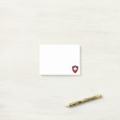 Zwitserse vlaggenbankbiljetten post-it® notes (Op bureau)