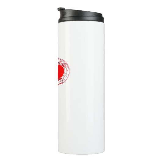 ZWITSERSE Vlaggenbeklimmer Thermosbeker (Geroteerd rechts)