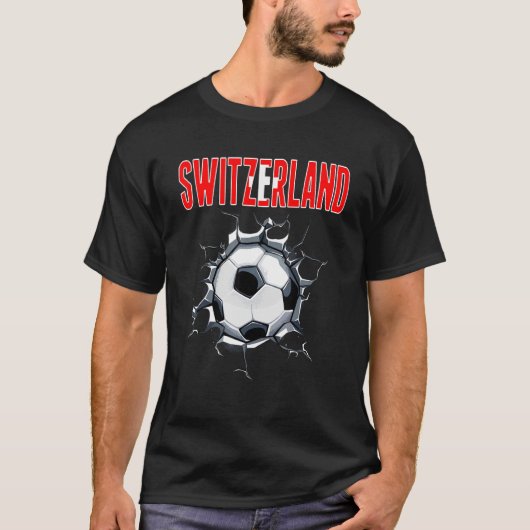 zwitserse voetbalventilatoren - Football cracke T-shirt (Voorkant)