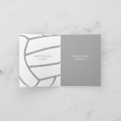 zwitserse volleybalsport verjaardag kaart (Binnen)