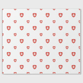 Zwitserse wapenmantel cadeaupapier (Vlak)