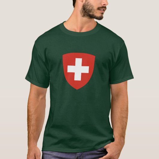 Zwitserse wapenmantel t-shirt (Voorkant)