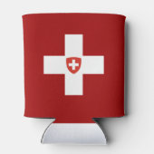 Zwitserse wapenschild blikjeskoeler (Achterkant)