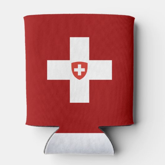 Zwitserse wapenschild blikjeskoeler (Achterkant)