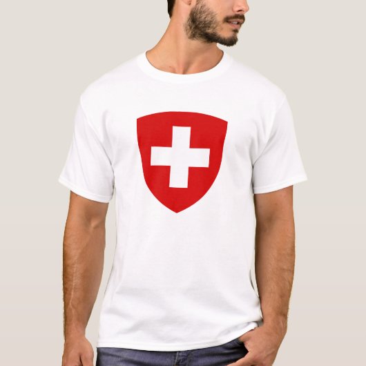 Zwitserse wapenschild - Zwitsers Souvenir T-shirt (Voorkant)