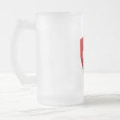 Zwitserse wapenstilstand - Zwitserland Souvenir Matglas Bierpul (Links)