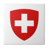 Zwitserse wapenstilstand - Zwitserland Souvenir Tegeltje (Voorkant)