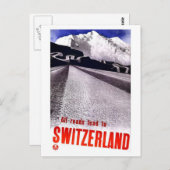 Zwitserse wegen Briefkaart (Voorkant / Achterkant)