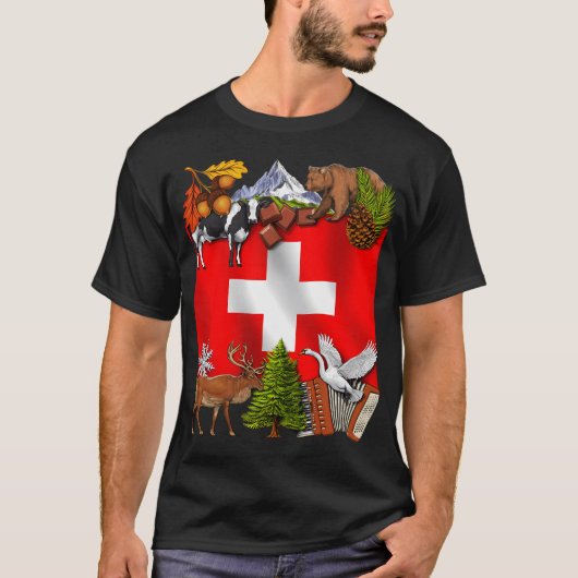 Zwitserse wortels t-shirt (Voorkant)