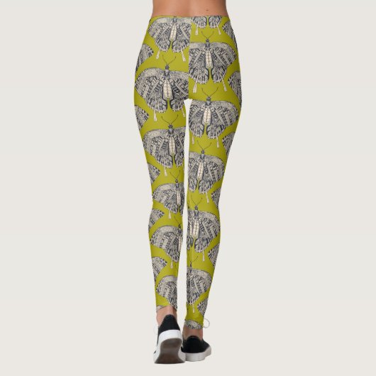 zwitstaartvlinder basalt leggings (Achterkant)