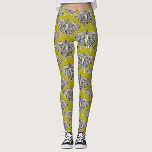 zwitstaartvlinder basalt leggings (Voorkant)