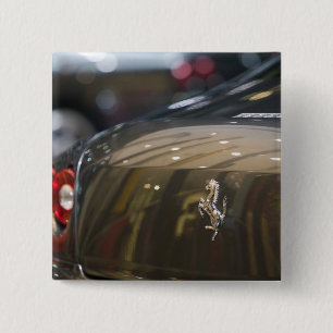 ZWITZERLAND, GENEVA: 75e jaarlijkse autosalon van  Vierkante Button 5,1 Cm