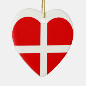 ZwitZwitserland - Vlaggenhart Keramisch Ornament (Rechts)