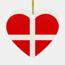 ZwitZwitserland - Vlaggenhart Keramisch Ornament