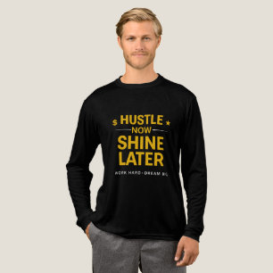 Zwoeg Nu, Straal Later – Werk Hard, Droom Groot Tri-Blend Shirt