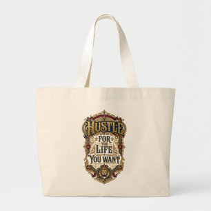 Zwoeg Voor Het Leven Dat Je Wil - Koninklijke Leeu Grote Tote Bag
