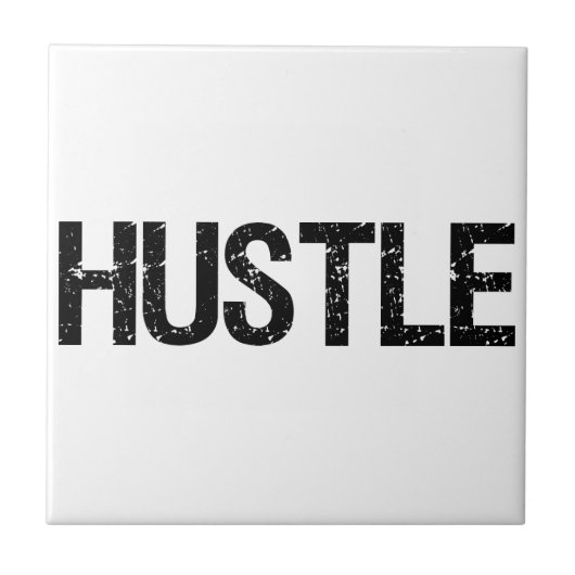 Zwoegen Tegeltje (Voorkant)