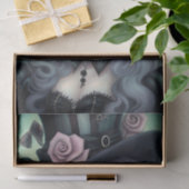 zwoel Mad Hatter Paarse Haar Decoupage Papier (Geschenk)