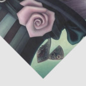 zwoel Mad Hatter Paarse Haar Decoupage Papier (Detail)