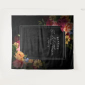 Zwoele Nachten Bloemengeweld Bruids Bruiloft ID829 Wandkleed (Voorkant (horizontaal))