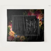 Zwoele Nachten Bloemige Trouw Altijd Voor Altijd I Wandkleed (Voorkant (horizontaal))