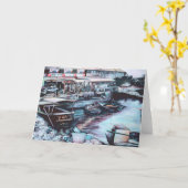 Zwoele Prelude naar de schemering, Jaffe, Israël G Kaart (Gele Bloem)