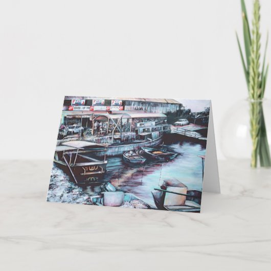 Zwoele Prelude naar de schemering, Jaffe, Israël G Kaart (Voorkant)