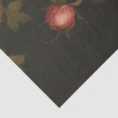 Zwoele Vintage Roos Tissuepapier (Detail)