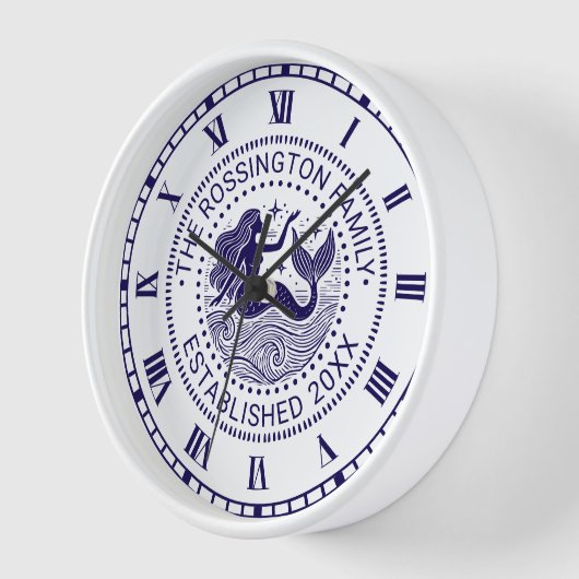 Zwoele Zeemeermin Ocean Waves Familienaam Datum Es (Hoek)