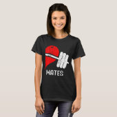 Zwole Mates Paren Matching Gym Grappig T-shirt Wei (Voorkant volledig)