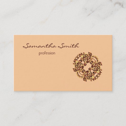  zwolgeel designer Visitekaartje (Voorkant)