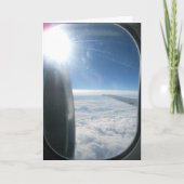 "Zwolse Lucht Vliegtuig" Verjaardagskaart Kaart (Voorkant)