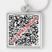ZWOOKY QR sleutelhanger (Voorkant)