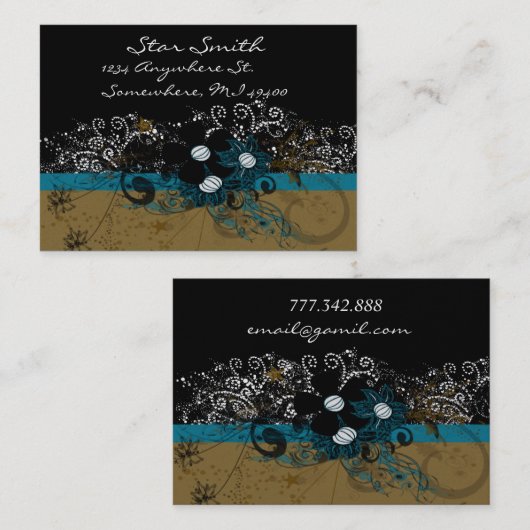 Zwriemventilator Visitekaartje (Voorkant / Achterkant)