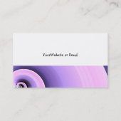 Zwril Paars en Blue Cupcake Visitekaartje (Achterkant)