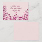 Zwril ventiel Dank je kaarten Notitiekaartje (Voorkant / Achterkant)