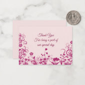 Zwril ventiel Dank je kaarten Notitiekaartje (Voorkant / Achterkant in situ)