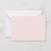 Zwril ventiel Dank je kaarten Notitiekaartje (Achterkant)