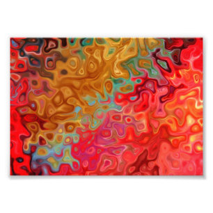 Zwrilly Mod Art: Ride Abstract Foto Afdruk