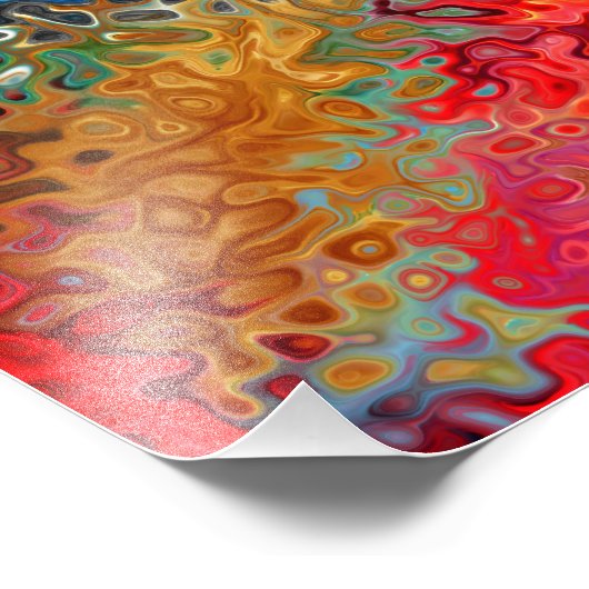 Zwrilly Mod Art: Ride Abstract Foto Afdruk (Hoek)