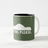 Zwtanden alsjeblieft tweekleurige koffiemok (Voorkant rechts)