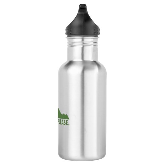 Zwtanden alsjeblieft waterfles  (Rechts)