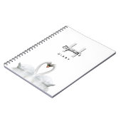 Zwten houden van blanke monogram dagboekuitspraak notitieboek (Linkerzijde)